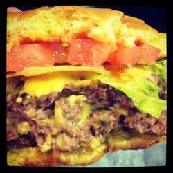 Twisty Grill - The Bowling Double Cheeseburger