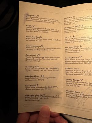Menu photo 7 The Up & Up New York, NY Menu photo 7 The Up & Up New York, NY