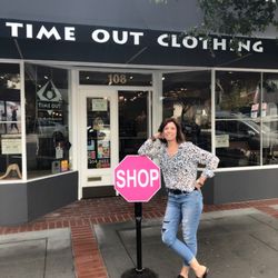 Time Out Clothing Company - Our most photographed and shared sign!