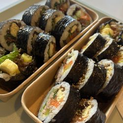 Milky Snow - Beef and tuna kimbap
