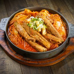 Yedang Korean Restaurant - Mukeunji Dwaeji Galbi Jjim (Pork Rib Stew w/ Aged Kimtchi)
