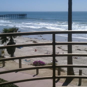Pacific Terrace Hotel - View from room 206 balcony - San Diego, CA
