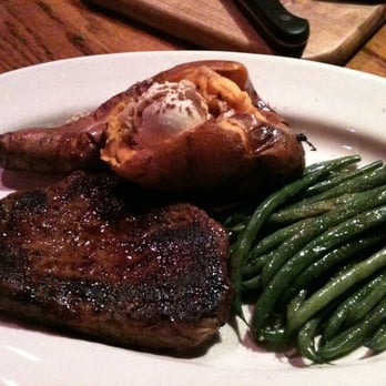Outback Steakhouse - Steak, sweet potato, and green beans - Steakhouses Near Me - Lake Charles, Louisiana