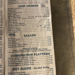 Alfie's Pizzeria Restaurant - Menu!