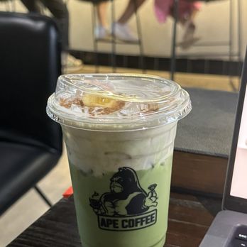 Ape Coffee - incredible ape matcha latte - Coffee & Tea Near Me - Orange, California