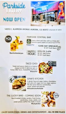 Menu photo 8 Parkside Eatery Aurora, CO Menu photo 8 Parkside Eatery Aurora, CO