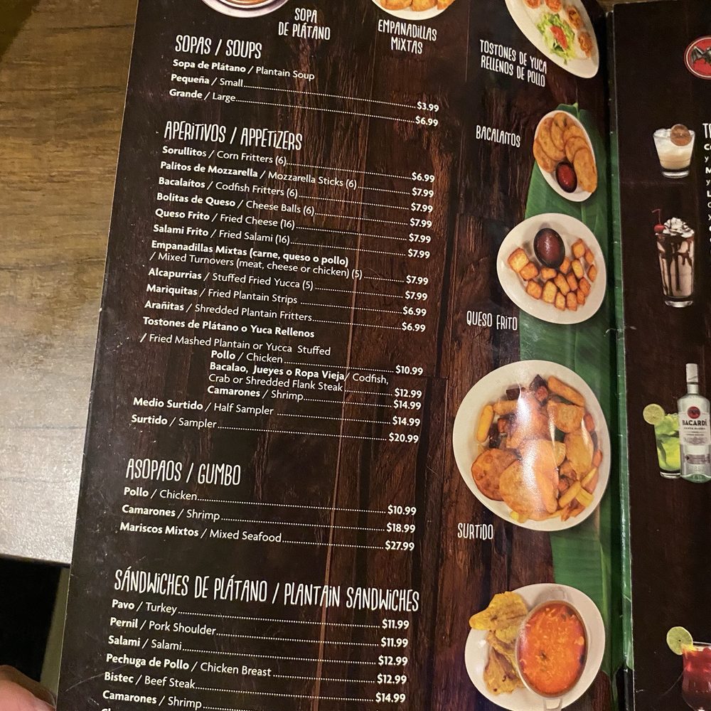 El Platanal - Menu - Puerto Rican Near Me - San Juan, Puerto Rico El Platanal - Menu - Puerto Rican Near Me - San Juan, Puerto Rico