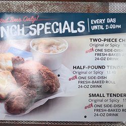 Ezell's Famous Chicken - Menu, lunch special