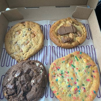 Insomnia Cookies - a variety of cookies in a box - Desserts Near Me - Terre Haute, Indiana