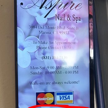Aspire Nails and Spa - Day Spas Near Me - Marina, California Aspire Nails and Spa - Day Spas Near Me - Marina, California