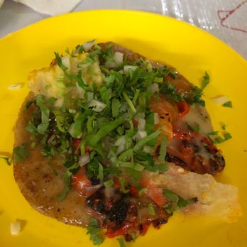 Taqueria El Sabroso - Al Pastor with Cheese - Tacos Near Me - La Paz, BCS Taqueria El Sabroso - Al Pastor with Cheese - Tacos Near Me - La Paz, BCS