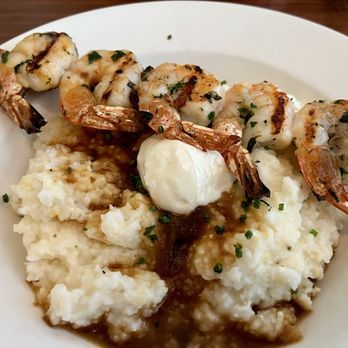 Print Works Bistro - The Shrimp and Grits were wonderful - French Near Me - Greensboro, North Carolina