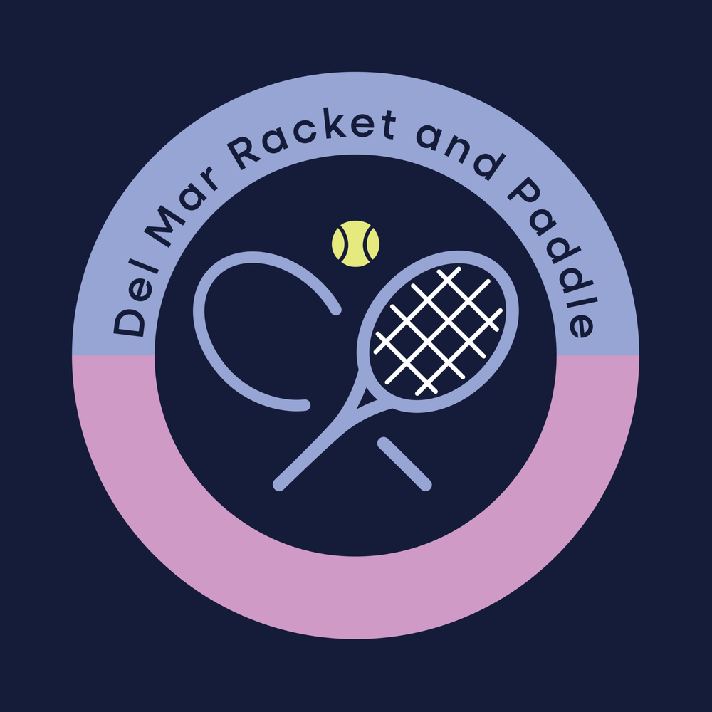 Del Mar Racket and Paddle Logo