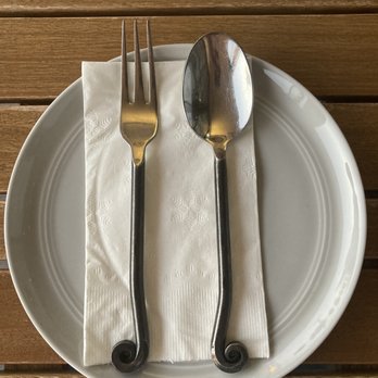 Hanuman Thai Eatery - Utensils are so cool and fun to eat with - Thai Near Me - Costa Mesa, California