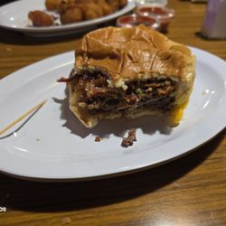Vic's Cafe - Bacon cheese burger.