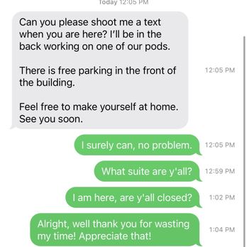 Float Coppell - This is a screen shot of the aforementioned Text messages that were exchanged, along with the time stamps. - Vitamins & Supplements Near Me - Coppell, Texas Float Coppell - This is a screen shot of the aforementioned Text messages that were exchanged, along with the time stamps. - Vitamins & Supplements Near Me - Coppell, Texas