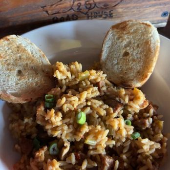 Lincoln's Roadhouse - Chicken & Sausage Jambalaya - Bars Near Me - Denver, Colorado