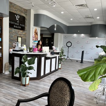 Vintage Park Salon - The salon is clean, upscale, big and lively with a flow of many clients all nice, so far as I could see in 10 hours. - Hair Salons Near Me - Houston, Texas Vintage Park Salon - The salon is clean, upscale, big and lively with a flow of many clients all nice, so far as I could see in 10 hours. - Hair Salons Near Me - Houston, Texas