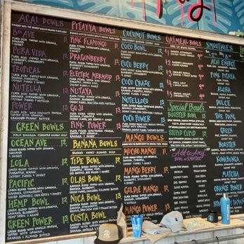 Playa Bowls - Menu - Juice Bars & Smoothies Near Me - Chandler, Arizona Playa Bowls - Menu - Juice Bars & Smoothies Near Me - Chandler, Arizona