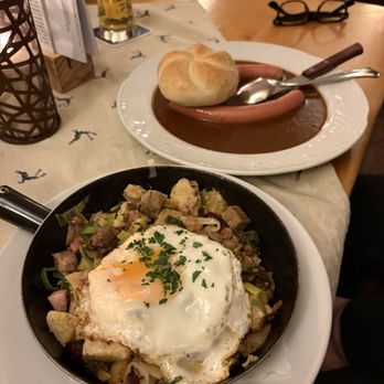 Zipfer Bierhaus - I wish I could remember the name of my dish (with the egg on top) The sausages in gravy and it was a great little snack. - Modern European Near Me - Salzburg, 5 Zipfer Bierhaus - I wish I could remember the name of my dish (with the egg on top) The sausages in gravy and it was a great little snack. - Modern European Near Me - Salzburg, 5