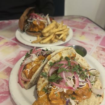 Indya - Chicken Naan Tacos & Sloppy Butter Chicken Burger - Tacos Near Me - San Diego, California Indya - Chicken Naan Tacos & Sloppy Butter Chicken Burger - Tacos Near Me - San Diego, California