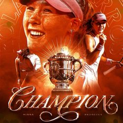 Roland Garros - Mirra Adreeva, Russia, wins French Open! - 6/7/2026