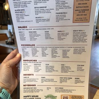 Catch-a-Fire Pizza - Blue Ash - Back menu - Pizza Near Me - Blue Ash, Ohio