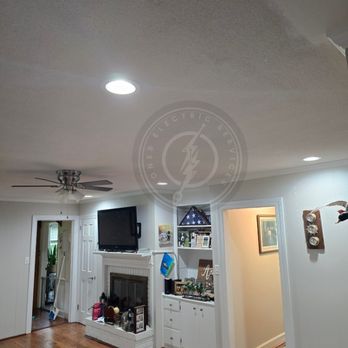 Jones Electric Services - Recessed Lighting Install - Electricians Near Me - Raleigh, North Carolina