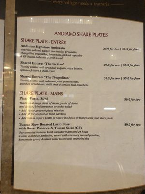 Menu photo 5 Andiamo Trattoria Sydney, NSW