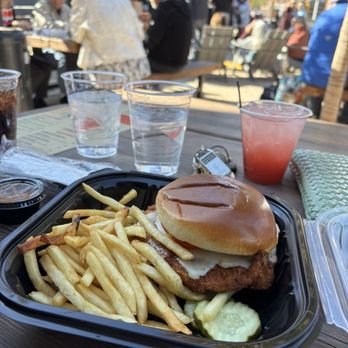 CORBETT'S - Chicken sandwich with fries! - Pickleball Near Me - Tucson, Arizona