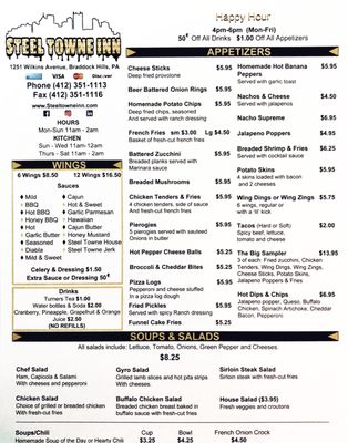 Menu photo 2 J-Cats Bar & Grill  Pittsburgh, PA