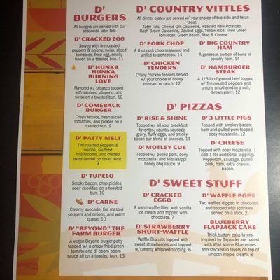 Menu photo 7 D'Cracked Egg Tupelo, MS