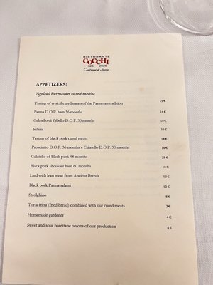 Menu photo 1 Cocchi Parma, PR