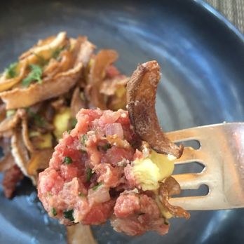 Husk - Aged Beef Tartare - Southern Near Me - Nashville, Tennessee Husk - Aged Beef Tartare - Southern Near Me - Nashville, Tennessee