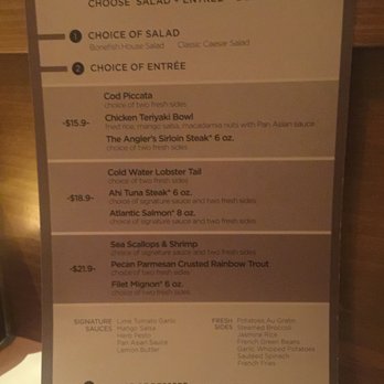Bonefish Grill - Hoboken on a Tuesday special menu - Seafood Near Me - Jacksonville, Florida Bonefish Grill - Hoboken on a Tuesday special menu - Seafood Near Me - Jacksonville, Florida