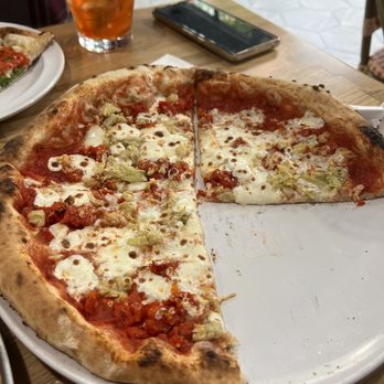 Pupatella - Tomato Artichoke pizza - Pizza Near Me - Fairfax, Virginia Pupatella - Tomato Artichoke pizza - Pizza Near Me - Fairfax, Virginia