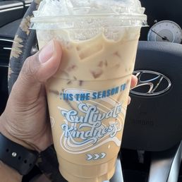 Medium sugar cookie latte with oat milk