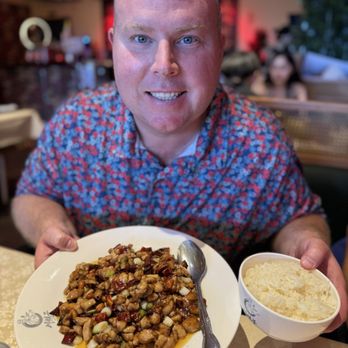 Szechuan Delicious - Michael Russell with Kung Pao Chicken and Rice - Szechuan Near Me - Rosemead, California