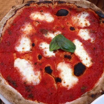 Pie Bar - Margherita pizza...also yum but more basil next time please! - Pizza Near Me - Toronto, Ontario