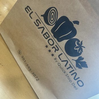 El Sabor Latino - Cute to-go bag - Salvadoran Near Me - Beltsville, Maryland El Sabor Latino - Cute to-go bag - Salvadoran Near Me - Beltsville, Maryland