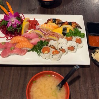 Blufish Sushi & Grill - Sushi Combo B (12 pcs Sushi CA or Spicy Tuny Roll) Delicious!! - Sushi Bars Near Me - Azusa, California Blufish Sushi & Grill - Sushi Combo B (12 pcs Sushi CA or Spicy Tuny Roll) Delicious!! - Sushi Bars Near Me - Azusa, California