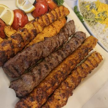 Darya Restaurant - Chicken Koobideh, Chicken Soltani and Beef Koobideh Family Style. - Persian/Iranian Near Me - Orange, California