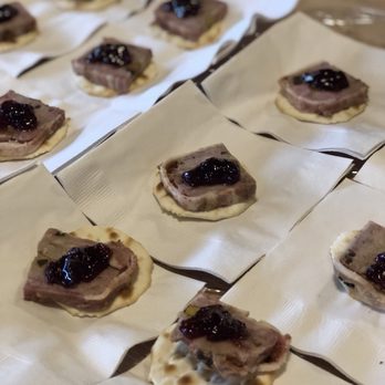 Liten Buffel - Rabbit terrine paired with delish Pinot noir - Wine Tasting Room Near Me - Middleport, New York