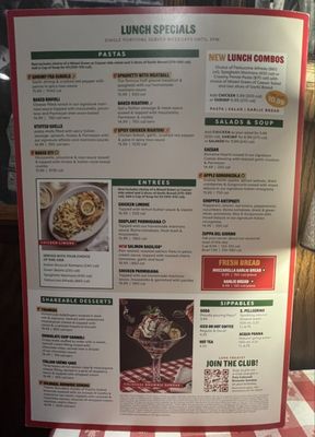 Menu photo 2 Buca di Beppo Italian Restaurant Brea, CA