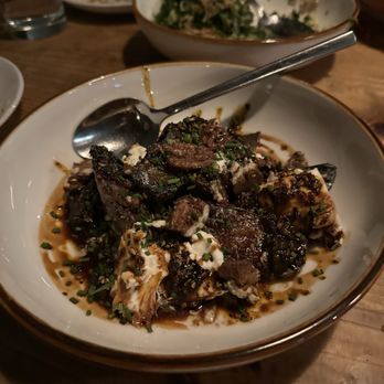 Pelican & Pig - Sweet potatoes w/burrata which - New American Near Me - Nashville, Tennessee
