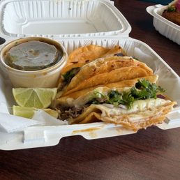 3 Birria Tacos