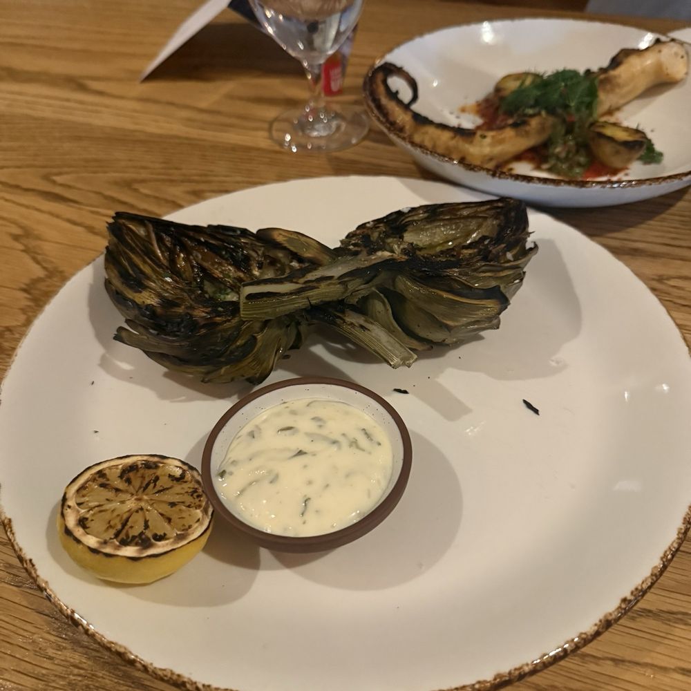 FLINT by Baltaire - Wood Grilled Artichokes - New American Near Me - Phoenix, Arizona