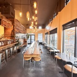 View from the back/order counter