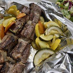 Lamb Kabab & grilled veg