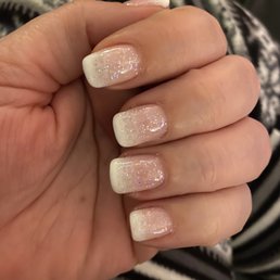 Ombré gel manicure Ombré gel manicure